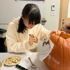 Pumpkin carving 2023- Cholesterol synthesis