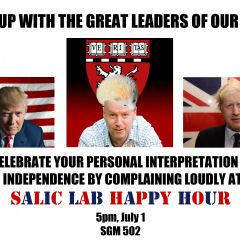 Great Leaders of Our Time (Sobering in Hindsight) - Salic Lab Happy Hour, July 1, 2016