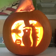 Cell Bio Pumpkin Carving Contest Entry 2021